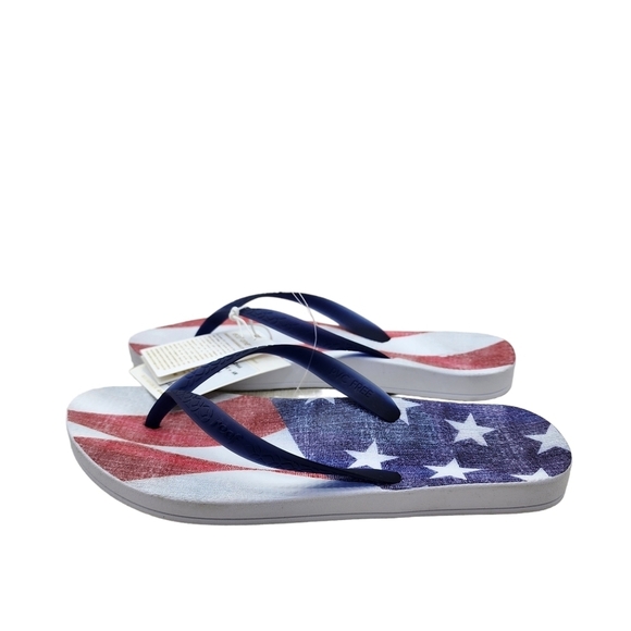 Reef Shoes - Reef Unisex Escape Lux Navy Americana Flip-Flops